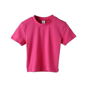 Camisetas en blanco de algodón 100% de alta calidad para mujer, camisetas con logotipo personalizado para mujer, camisetas con cuello redondo, camisetas Unisex - Product Image 4