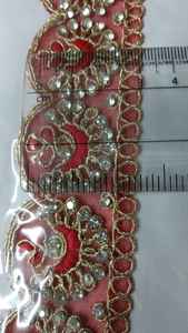 งานปักลูกปัดลายลูกไม้เซ็กซี่ทำมือ - ผ้าออร์แกนซ่าสำหรับรองเท้าและกระเป๋าที่เป็นมิตรกับสิ่งแวดล้อมและละลายน้ำได้ - Product Image 5