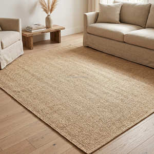 Durable Flat Weave Cotton <b>Rug</b> Geometric & Chevron Pattern Area <b>Rug</b> 4x6 Rectangle Flat Weave Non Slip Living Room Soft Cotton <b>Rug</b> - Product Image 5