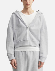 Sudadera con capucha y cremallera para hombre, corte holgado, de algodón grueso, estilo casual urbano, fabricante de ropa - Product Image 3