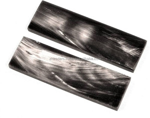 Écailles de corne polies artisanales de style animal en corne de vache naturelle pour poignées de couteau et conception de cadre de lunettes - Product Image 3