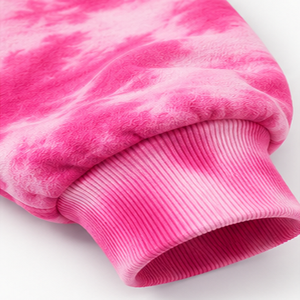 Sweat-shirt Tie-Dye Abstrait en Mélange de Coton, Col Rond, Vêtement Décontracté d'Hiver, Exportateur de Vêtements Personnalisés, Streetwear - Product Image 4