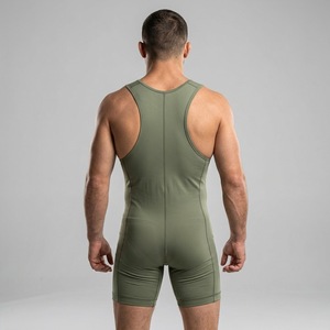 Professional <b>Men's</b> Stretch Wrestling Singlet Custom Sublimated Striped <b>Bodysuit</b> MMA Martial Similar Japan Wrestling Singlets - Product Image 3