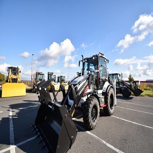 Hidromek HMK 102S Supra Backhoe Loader Diesel With Powerful Engine Eaton Hydraulics Wheel Used Condition Gearbox PLC Pump - Product Image 3