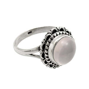 Wholesale Price Popular Rose <b>Quartz</b> Gemstone <b>Ring</b> Made of 925 Sterling Silver Handmade Designer Bohemian <b>Ring</b> At Factory Price - Product Image 1