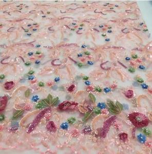 Premium <b>Sequin</b> Embroidery Mesh <b>Fabric</b> Evening Party Wear Decoration From India Exporter for Bridal At Best Price - Product Image 1