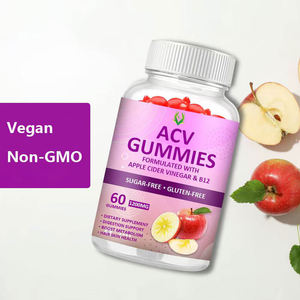 Gommes ACV personnalisées en usine avec un système de digestion à la vitamine B12 pour stimuler le métabolisme 60 unités - Product Image 5