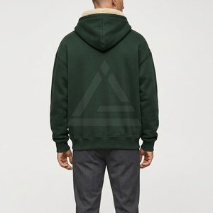 Heavyweight Sherpa Hoodies <b>Warm</b> <b>Fleece</b> Hoodie With Premium Inner Lining Durable Construction Soft Feel And Modern Street Style - Product Image 4