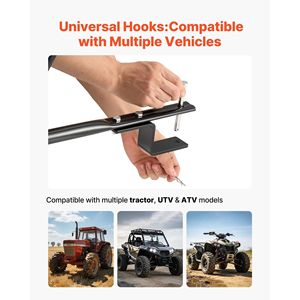 Spargitore per Trasporto Fuoristrada con Larghezza di Spargimento di 9,8 Piedi, Capacità di 85 Libbre, Tramoggia Regolabile, Pneumatici da 10 Pollici - Product Image 4