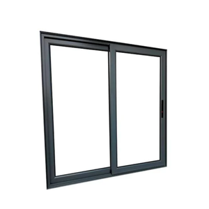หน้าต่างบานเลื่อนกรอบอลูมิเนียมพร้อมกระจกกันลมและมุ้งลวดสำหรับบ้าน - Product Image 2