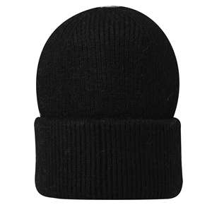 Gorro de invierno con estilo bordado con logotipo de diseñador, Material de punto suave con estampado de escena de playa, pompón de moda - Product Image 1