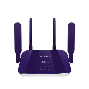 Router Nirkabel Wifi 4G Lte dengan 4 Mode Berulang Antena Eksternal untuk Jaringan Ftth