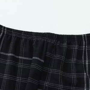 Conjunto de Pantalones y Camisa a Cuadros Casual de Manga Larga a Precio Razonable 2026, Apto para Todas las Estaciones como Ropa de Estar por Casa - Product Image 5