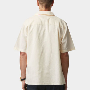 Good Quality Unique Design <b>Men</b> <b>Cuban</b> Collar <b>Shirts</b> 100% Breathable Custom Printed Logo Casual <b>Shirts</b> - Product Image 2