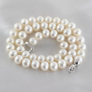 สร้อยคอไข่มุกน้ำจืดผลิตตามสั่งไข่มุกที่มีหลายขนาดและมีหลายสีให้เลือก - Product Image 3