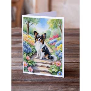 Papillon Spring Path A7 Tarjetas de felicitación Paquete de 8 caprichosas tarjetas de notas en blanco con sobres Tamaño 5x7 - Product Image 2