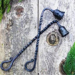 Handmade Iron <b>Candlestick</b> Holder Set Twisted Design <b>Black</b> For Home Decoration - Product Image 1