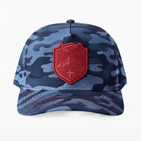 Casquette de baseball en tissu imperméable avec logo brodé personnalisé, découpe laser, trous, camouflage, golf, tennis, sport, fermeture réglable