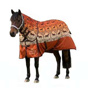 <b>Equestrian</b> Horse Rug Soft Breathable Waterproof Turnout Horse Blanket for Stable Travel and Training Use for Daily Protection - Product Image 4