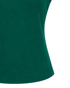 Customized Green Women Casual Flower Neck T Shirt Soft Breathable Summer <b>Top</b> Short Sleeve Fashion Blouse Daily Wear Outfit - Product Image 6