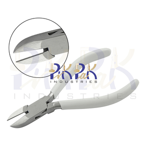 Pince coupante latérale à mâchoires lisses en acier inoxydable de 160 mm, à ressort, pour PVC, robuste, pour couper les fils, fabrication de bijoux, bricolage, OEM, pêche - Product Image 1