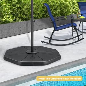 Base per Ombrellone Moderna in Ferro Riempibile per Uso Esterno in Patio, Giardino, Bordo Piscina e Hotel - Product Image 3