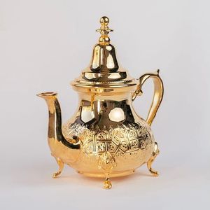 Decorative luxury centrepiece elegant <b>tea</b> brewing <b>pot</b> artisan hosting accessory premium engraved serve ware floral decorative - Product Image 1