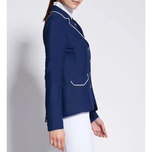 Waterproof Windbreaker <b>Equestrian</b> Jacket Women Winter Sports Riding Coat Cotton/Polyester Material Custom Logo Brand Wholesale - Product Image 3