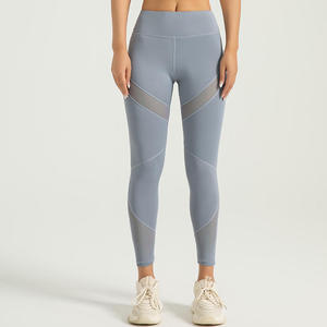 Pantalons de yoga taille haute pour femmes, respirants, anti-transpiration, leggings de fitness, longueur cheville, vêtements de course et d'exercice, OEM ODM, vente en gros - Product Image 4