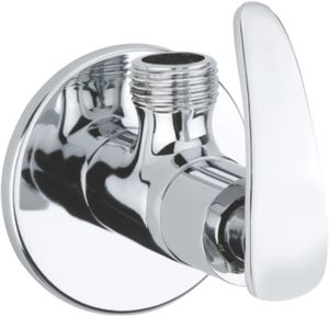 ก๊อกน้ำทองเหลืองชุบโครเมียมแบบติดผนังสำหรับเครื่องซักผ้า อ่างล้างหน้าในห้องน้ำ ก๊อกผสมน้ำในครัว วาล์วน้ำ - Product Image 1