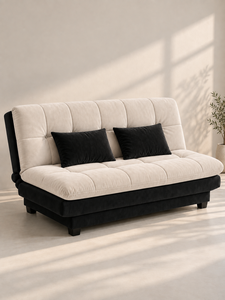 Sofá Cama Roblox Blanco 2 en 1, Estilo Moderno Minimalista para Villa, Apartamento, Sala de Estar, Hotel, Casa, Fabricante de Sofás Personalizados - Product Image 1