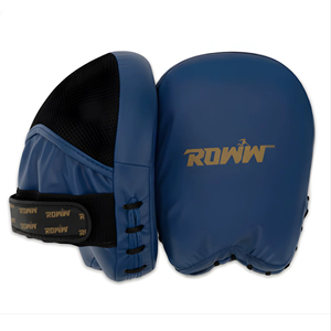 Professional Boxing Strike Pads OEM Vented Suede Rear Hand Gloves for MMA Kickboxing Training - Product Image 1