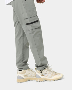 Athletic Nylon Cargo Jogger Pants for Men Lightweight Utility <b>Trousers</b> Zipper Pocket <b>Drawstring</b> Waist Manufacturing Supplier - Product Image 2