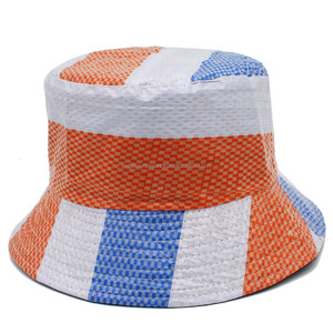 Bucket <b>Hat</b> Vintage Color Block Breathable Waterproof - Product Image 2