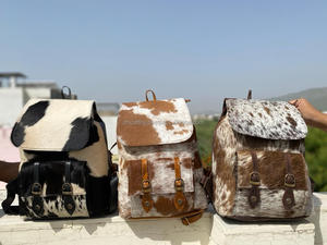 Nouvelle mode directe d'usine grande capacité en cuir de vachette véritable sac à dos pour femmes sac de week-end de luxe sac à dos sacs à dos de voyage - Product Image 4