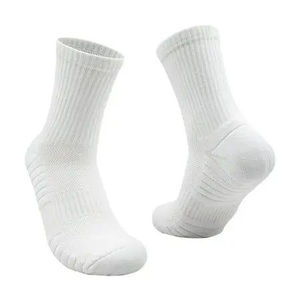 Men <b>Winter</b> Spandex/Polyester Woven Nonwoven Crew <b>Socks</b> Quick Dry Breathable Solid Color Cute Everyday Wear - Product Image 2