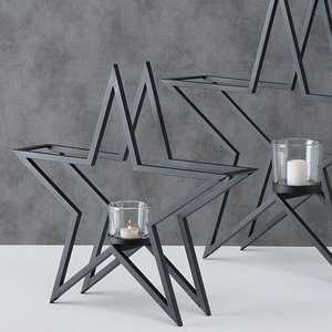 เชิงเทียนโลหะทรงดาวทันสมัยสำหรับตกแต่งคริสต์มาส - Product Image 1