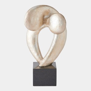 Sculpture Métallique Abstraite Décoration Artistique Contemporaine pour Table Forme Irrégulière Faite à la Main pour Salon - Product Image 6