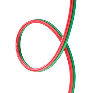 Tubo in gomma ossigeno-acetilene da 1/4 di pollice x 25 piedi con raccordo B F da 9/16"-18, 300 PSI, Grado T, per saldatura e taglio a doppio tubo - Product Image 6