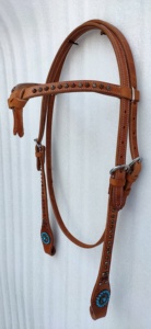 Brida de Cuero Ecuestre Profesional de Alta Calidad para Exteriores, Ajustable, Multicolor, Estilo Western, Personalización Aceptada - Product Image 2