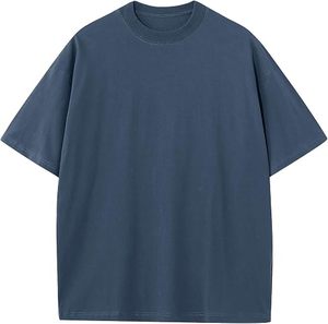 T-shirts pour hommes à col rond, coupe ajustée, en coton écologique à séchage rapide, manches courtes, vente en gros, fabrication sur mesure, vêtements vierges à marque privée - Product Image 2