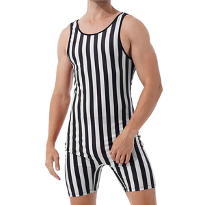 Wholesale Price Custom Printed Heat-Transfer Knitted High Street Style Wrestling <b>Singlet</b> <b>Men's</b> Quick Dry Lightweight Fighting - Product Image 4