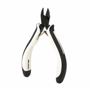 Micro-ciseaux de précision à tête ovale profilée, en acier inoxydable de haute qualité, pour la fabrication de bijoux de précision. - Product Image 1