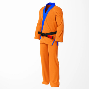 Combinaisons de Jiu-Jitsu pour hommes de haute qualité brodées, couleur unie, avec logo personnalisé, Kimono de Jiu-Jitsu pour adultes, arts martiaux - Product Image 1