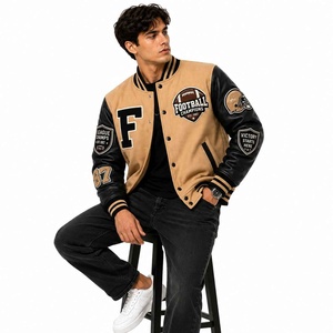 Veste de sport décontractée classique pour homme, coupe ajustée, en coton, style universitaire, haute qualité, tendance, prix de gros - Product Image 6