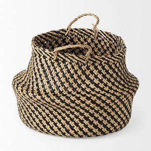 Hot demand seagrass clothes laundry <b>basket</b> wholesale cheap price sea grass straw <b>belly</b> <b>baskets</b> - Product Image 3