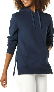 Sudadera con Capucha de Forro Polar para Mujer, Suave y Térmica, de Manga Larga, Informal, para Invierno, con Bolsillos - Product Image 1