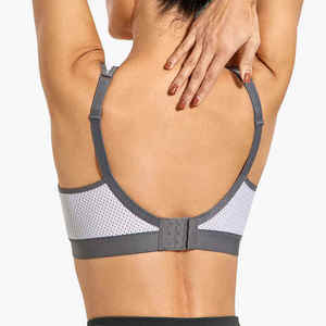 Soutien-gorge de sport dos nageur sans armatures pour femme grande taille, maintien élevé, coussinets amovibles, extensible dans quatre directions, respirant et léger - Product Image 3
