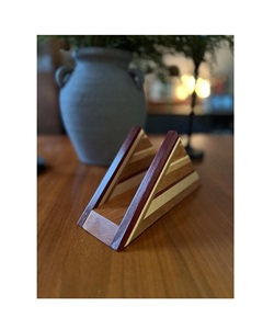 Attractive Wooden Tissue Holder Case Decorative Napkin Box Living Room Table Organizer Durable Smooth Wood Finish - Product Image 5