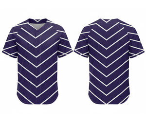 Chemise de baseball personnalisée – Tissu en polyester doux pour sublimation |   Kit de baseball d'équipe avec logo et numéros personnalisés |   Polyester respirant - Product Image 5